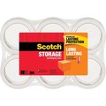 Scotch Moving/Storage Tape, Rolls, 1-7/8"x54.6 Yds., 6 Rolls/PK, CL 6PK MMM36506